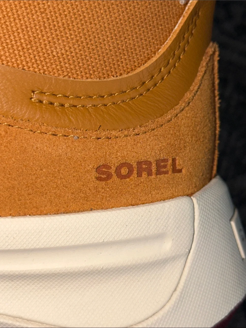 SOREL x CALIA Out N’ About™ 503 Mid Cozy - Canyon Gold, Bleached Ceramic size 10